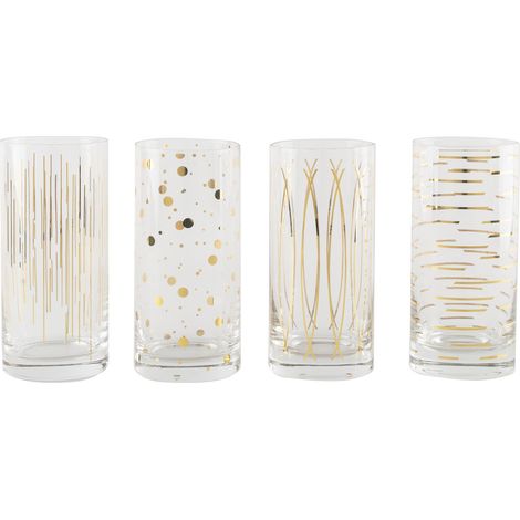 MIKASA - Verres à cocktail, 290 ml, Lot de 4 pièces.