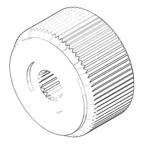 DO Griffaufnahme ERSATZTEILE 091212054 D 28,50 x 16 mm