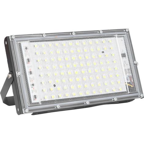 Projecteur LED 100W 10000 lumens – Angle de faisceau 120° – Étanche IP66 – Tension 220-240V – Pour espaces extérieurs (1/5)