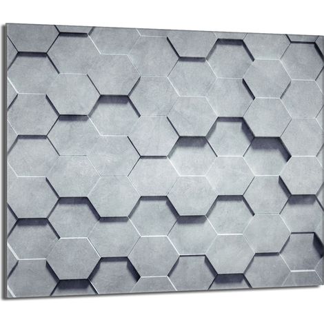 Placa protectora de vidrio para estufa 60x52 Patrón (1/5)