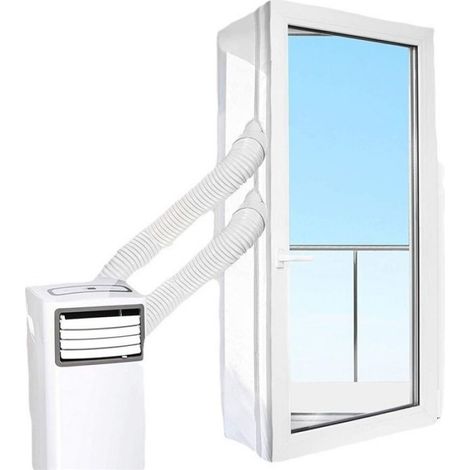 Joint d'étanchéité fenêtre double vitrage 4m, tissu étanche climatiseur mobile installation facile (1/5)