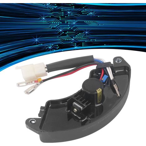 Stabilisateur AVR5-1H21A 3-5 kW monophasé 6 fils 470 µF/250 V CC pour groupe électrogène KIPOR Zefuji ELMAX (1/5)