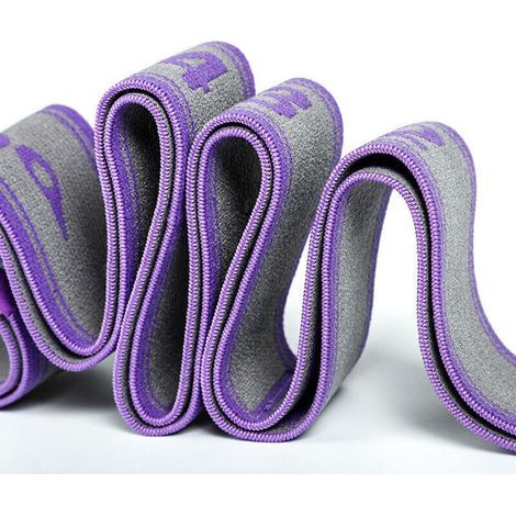 Sangle de Yoga, Band D'étirement de Yoga avec 9 Boucles, Band Elastique Sport, Yoga Stretch Bandes, Jambes Ceinture D'étirement des Ligaments, Sangle de Yoga Elastique pour Yoga, Fitness, Pilates (1/4)