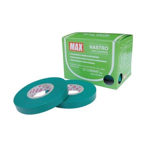 Nastro per Legatrice Originale Max Verde 26 ml 11 mm 10 Pezzi