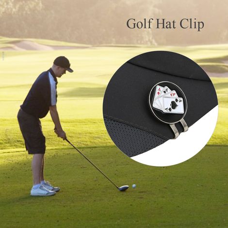 1 Clip Magnétique pour Balle de Golf, Accessoire de Casquette en Métal, Idée Cadeau pour Joueurs (1/5)