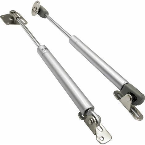 Pneumatische Wagenheber, 2 Stück 100 N hydraulische Schrankheber mit Feder- und pneumatischem Stoßdämpferarm, pneumatische Stütze für hydraulische Schranktüren, Tatami-Tür- und Unterteilstützstange zu (1/3)