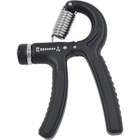 Poignée de musculation réglable 11 à 132,3 lb, petit extenseur pour hommes, renforcement musculaire, noir (1/5)