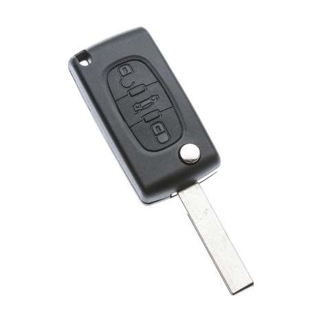 GUSCIO CHIAVE AUTO CITROEN HU83BRS8N SILCA  PULSANTI 3
