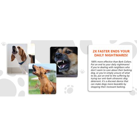 Applicable Anti - aboiement automatique à ultrasons, entraîneur de chien, anti - aboiement de chien, formation anti - aboiement de sécurité (1/5)