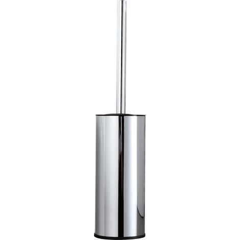 TAISHENGDA-Cepillo de baño con soporte, juego de cepillo de limpieza de acero inoxidable cromado 304 para baño