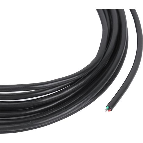 Câble blindé 4 conducteurs pour guitare électrique et basse, 3 mètres, connexion de micro (1/2)