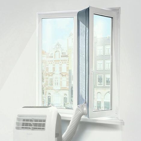 Kit d'Étanchéité pour Climatiseur Mobile 400cm, Joint Fenêtre et Moustiquaire, Isolation Complète (1/5)