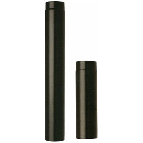 tubo acciaio porcellanato nero 100 cm 13 cm 130 mm stufa legna pellet (1/2)
