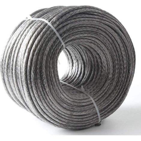 Corde de remorquage 1000M 1900LB tressées Wakeboard Corde de remorquage Winch 3 mm 12 Strands