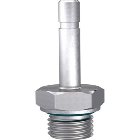 Riegler Gewinde-Stecknippel, M5 a., Stecknippel 4 mm, ES 1.4404 (1/3)