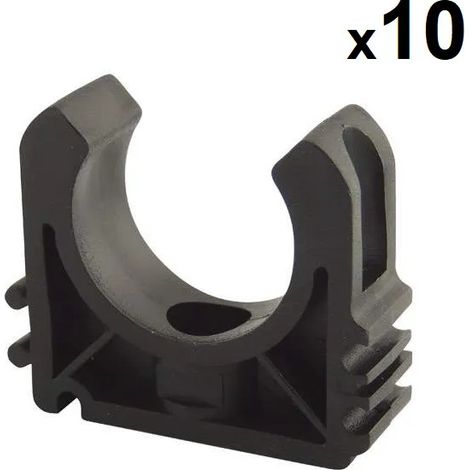 Clip per tubi a pressione in PVC, 32 mm, 10 pezzi.