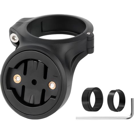 Soporte y base de navegación de 2 piezas - Soporte y base de navegación (varios modelos de radar retrovisor, iluminación inteligente para bicicleta, bicicleta, pasivo, negro) (1/5)