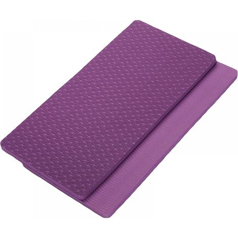 Coussin De Soutien Pour Genoux - TPE - 34 x 17 cm - Épaisseur 10 mm - Pour Yoga Pilates Fitness Étirements Méditation - 2 Pièces (1/3)