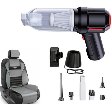 Aspirateur de Voiture Rechargeable, aspirateur sans Fil,Cleaners Aspirateur à Main Aspirateur de Voiture Rechargeable USB 50W Aspirateur à Main sans Fil pour Voiture, avec Batterie de (1/5)
