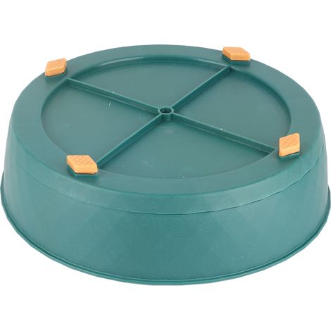 Plateau tournant de cuisine, rotatif à 360°, antidérapant et multifonctionnel, pour épices, placard, garde-manger, réfrigérateur et plan de travail (vert). (1/5)