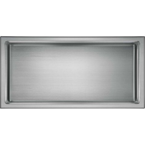 Stilform Wandnische Gebürsteter Edelstahl in 30x30, 60x30 oder 90x30 cm:60x30 (1/5)