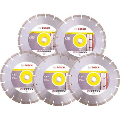 5 X Bosch 2608615032 Pro Universal Diamond Blade Cutting Disc Grinder 300mm 12 (1/3)