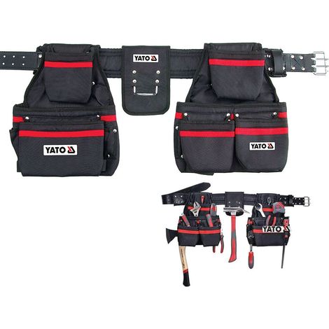 Yato YT-7400 Arbeitsgürtel Schwarz Rot Professionell (1/5)