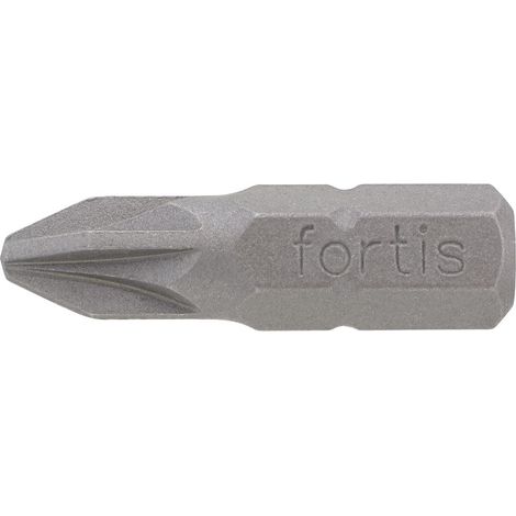 Fortis Bit, Kreuzschlitz, DIN 3126 C6,3 PZ2 x 25 mm, 10 Stk. (1/4)