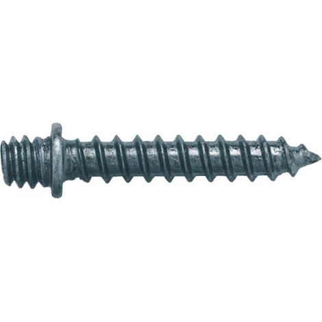 RAM – Patte à vis bois zingué 7x150mm – Lot de 100 pièces – Fixation colliers ATLAS© – Pour embase M 7x150