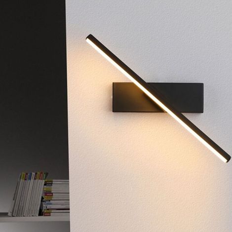Applique Murale LED, Intérieure 330° Rotatif LED Lampe Murale pour Salon Chambre Cage d'escalier Couloir blanc chaud (1/5)