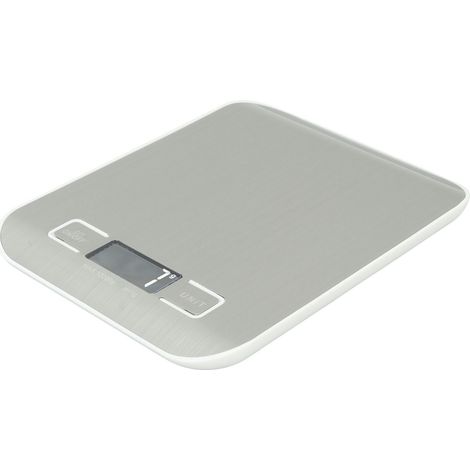 Balance de cuisine numérique rechargeable et étanche avec écran LCD, idéale pour la cuisine et la pâtisserie (10 kg, 1 g). (1/5)