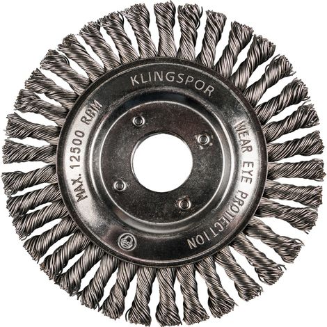 Klingspor BRP 600 Z Pipelinebürste gez. einreihig Anzahl Reihen 1, 115 x 6 x 22,23 mm 0,5 Stahl (1/5)
