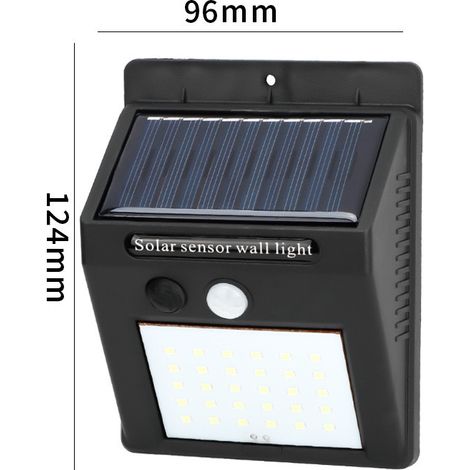 Solar-Außenleuchten – 2er-Set – Bewegungsmelder – 30 LEDs – Wasserdicht – Für Garten und Terrasse