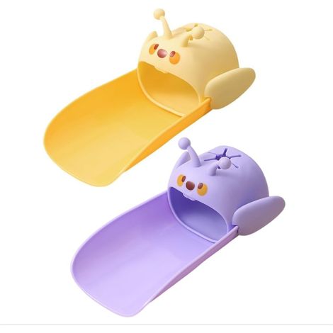 lot de 2 rallonges de robinet pour enfants, douces et qui ne blessent pas les mains, de jolies rallonges de robinet pour enfants