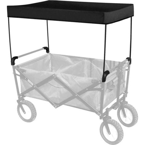 Auvent pour chariot de jardin, pare-soleil, accessoires pour chariot, camping, pique-nique-Crezuo (1/4)