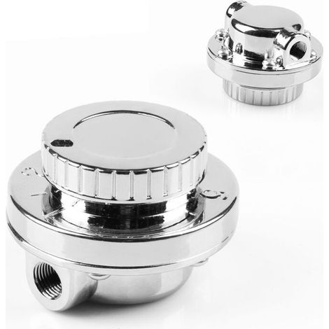 Valve de régulation de pression de carburant réglable de 1 à 5 psi pour modification automobile, tuyau de carburateur de 8 mm/10 mm inclus. (1/4)