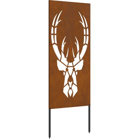 Écran de confidentialité de jardin Rouillé 50 x 140 cm