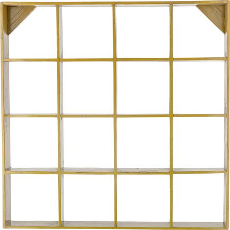Bloomingville - Bekka Shelf - Yellow - Reclaimed Wood