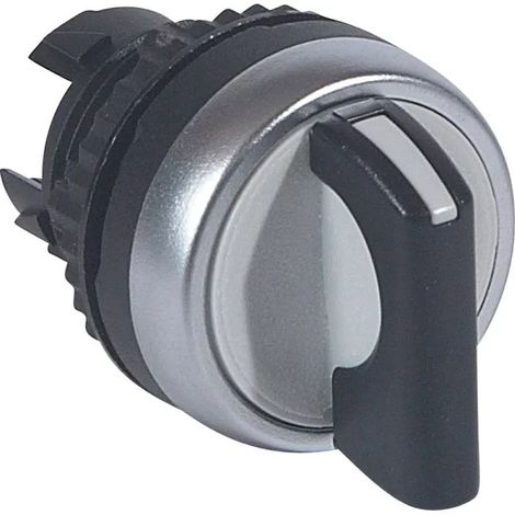 Legrand 023903 - Osmoz compo - pulsante rotante non luminoso IP66 - leva - 2 poSit. - nero
