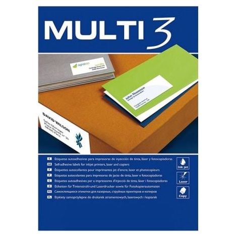 Etiquetas Adhesivas Apli 4719 Multi3/ 52.5 x 29.7mm/ 100 Hojas