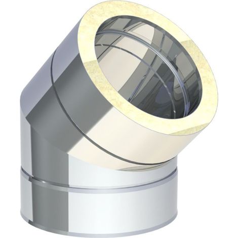 Coude 45° tuyau d'échappement Ø 150 mm