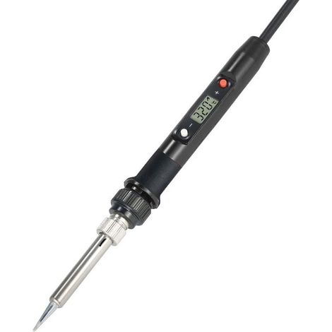 Fer à souder électrique 80W – Réglage température 180-480℃ – Écran LCD – Poignée silicone ergonomique – Câble 1400mm (1/4)
