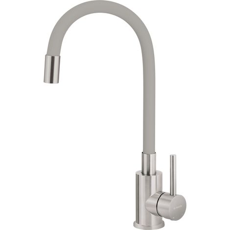 Neo Luno robinet cuisine gris foncé acier inoxydable (1/5)