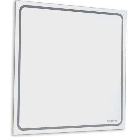 Sapho Gemini II - Miroir avec éclairage LED, 70x70 cm GM070 (1/4)