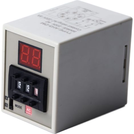 Relais temporisé à affichage numérique, module de relais temporisé stable et facile à contrôler, 220 V CA (1/5)