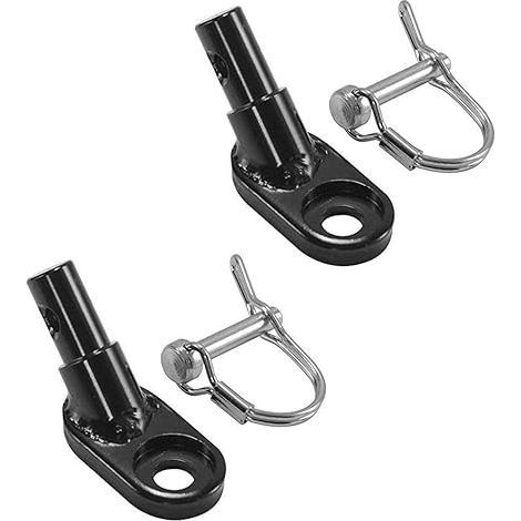 Coupleur d'attelage pour remorque de vélo coudé pour la Plupart des remorques de vélo, 2 coupleur d'attache de remorque de vélo pour Les Chiens d'enfants, Accessoire de vélo (1/3)