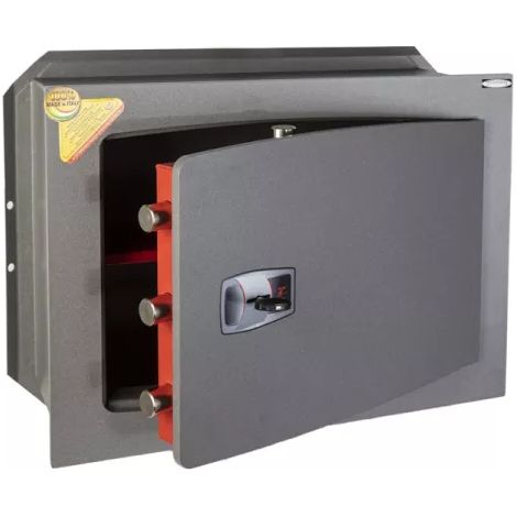 TECHNOMAX – Coffre-fort à emmurer à clé, certifié EN 14450:18-S2, 5 pênes, 21 L, 34x46x20 cm