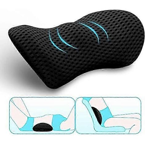 Coussin de soutien lombaire pour chaise de bureau et siège auto, coussin lombaire en mousse à mémoire de forme, Neo Cushion pour (1/5)