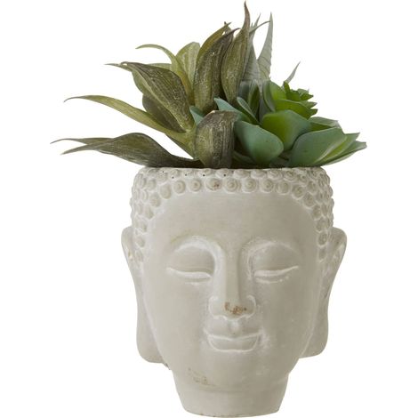 Premier Housewares Fiori Buddha Pot Mixed Succulent (1/5)
