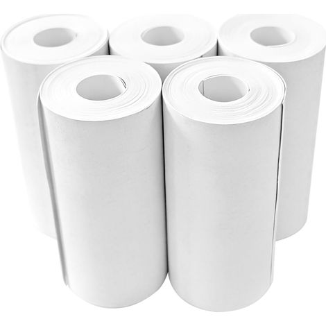 Rolls of Thermal Paper for Children's Cameras, Photo Paper Roll for Instant Cameras, Replacement Printing Paper, 57 x 30mm (1/5)